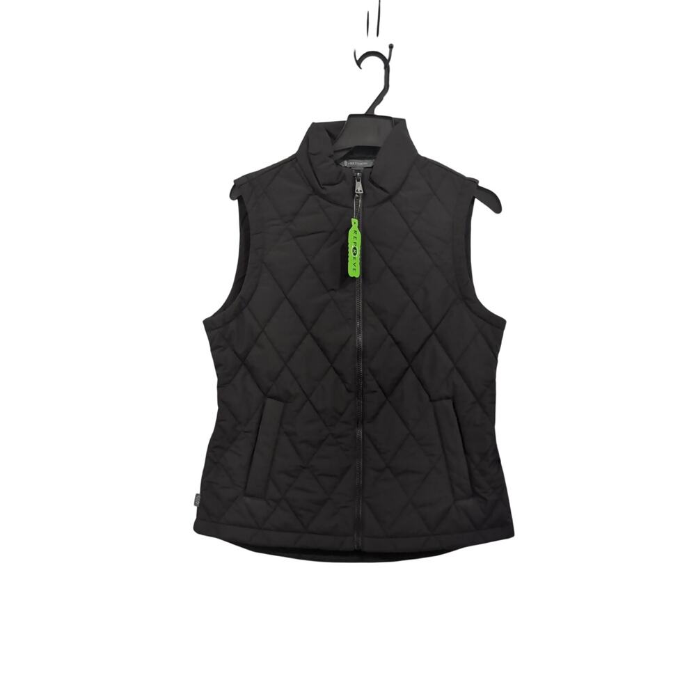 Free Country Women's Quilted Vest Black Size S